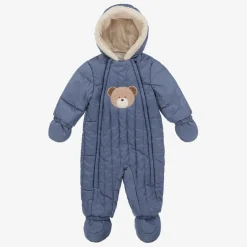 Mayoral Snowwear|Snowwear*Blue Padded Baby Snowsuit