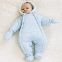 Emile et Rose Snowwear|Snowwear*Blue Padded Snowsuit