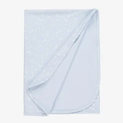 Kissy Kissy Gifts*Blue Pima Cotton Crescent Moonlight Blanket (73cm)