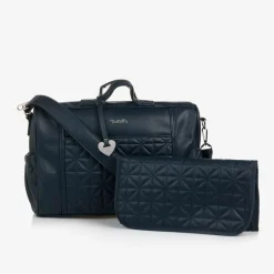 Nanán Bags*Blue Quilted Changing Bag (37cm)