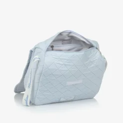 Monnalisa Bags*Blue Quilted Cotton Changing Bag (33cm)