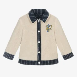 KENZO KIDS Coats & Jackets*Blue Reversible Sherpa Fleece Jacket