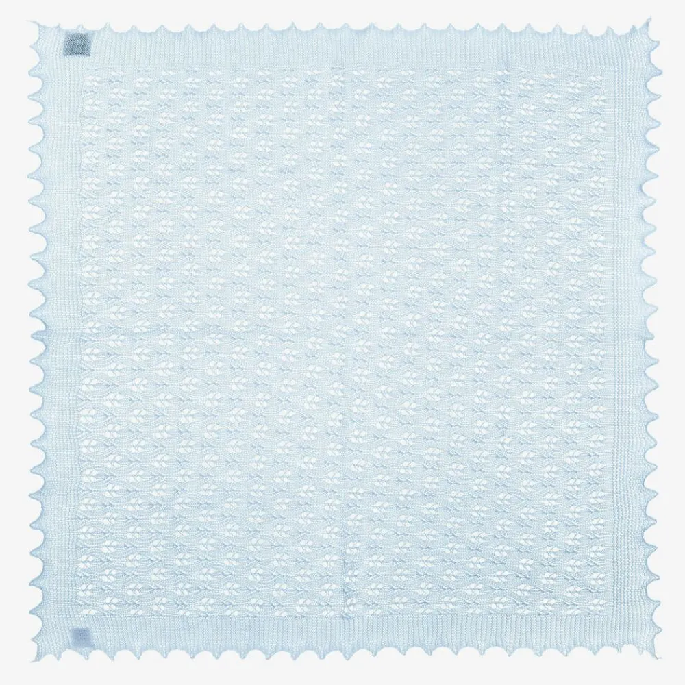 G.H.Hurt amp; Son Gifts*Blue Shawl & Bib Baby Gift Set