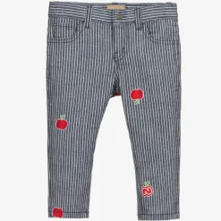 Gucci Trousers*Blue Striped Logo Jeans