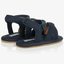 Donsje Sandals|Sandals*Blue Suede Baby Sandals