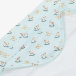 My Little Pie Blankets & Shawls*Blue Supima Cotton Rocking Horse Blanket (80cm)