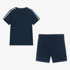 Nike Outfit Sets*Blue Swoosh Logo Shorts Set