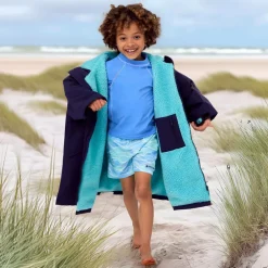 Mitty James Coats & Jackets*Blue Water-Repellent Changing Coat