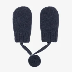 Jamiks Gloves & Mittens|Gloves & Mittens*Blue Wool & Cashmere Baby Mittens