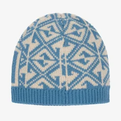 Gucci Hats*Blue Wool GG Logo Baby Hat