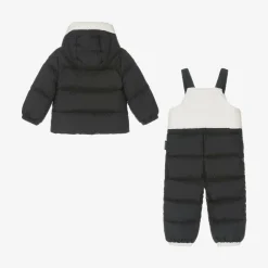 Moncler Enfant Snowwear*Blue Xola Down Padded Puffer Snowsuit
