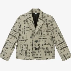 Burberry Coats & Jackets*Boys Archive Beige Twill Blazer ArchiveBeigeW23