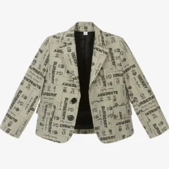 Burberry Coats & Jackets*Boys Archive Beige Twill Blazer ArchiveBeigeW23