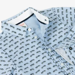 Boboli Outfit Sets*Boys Beige & Blue Needlecord Trouser Set