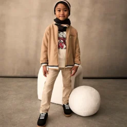 Mayoral Coats & Jackets*Boys Beige Bomber Jacket