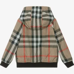 Burberry Coats & Jackets*Boys Beige Check Jacket