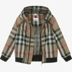 Burberry Coats & Jackets*Boys Beige Check Jacket