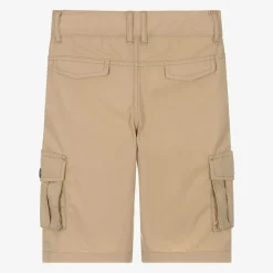 AIGNER Shorts*Boys Beige Cotton Cargo Shorts