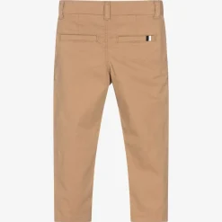 BOSS Trousers*Boys Beige Cotton Chino Trousers