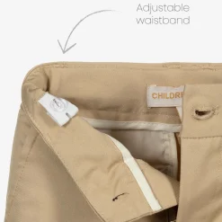 Childrensalon Occasions Trousers*Boys Beige Cotton Chino Trousers