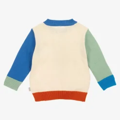 Stella McCartney Kids Tops*Boys Beige Cotton Cosmic Sweater