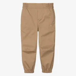 Burberry Trousers*Boys Beige Cotton Twill EKD Trousers