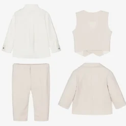 Andreeatex Suits|Suits*Boys Beige Jersey Suit