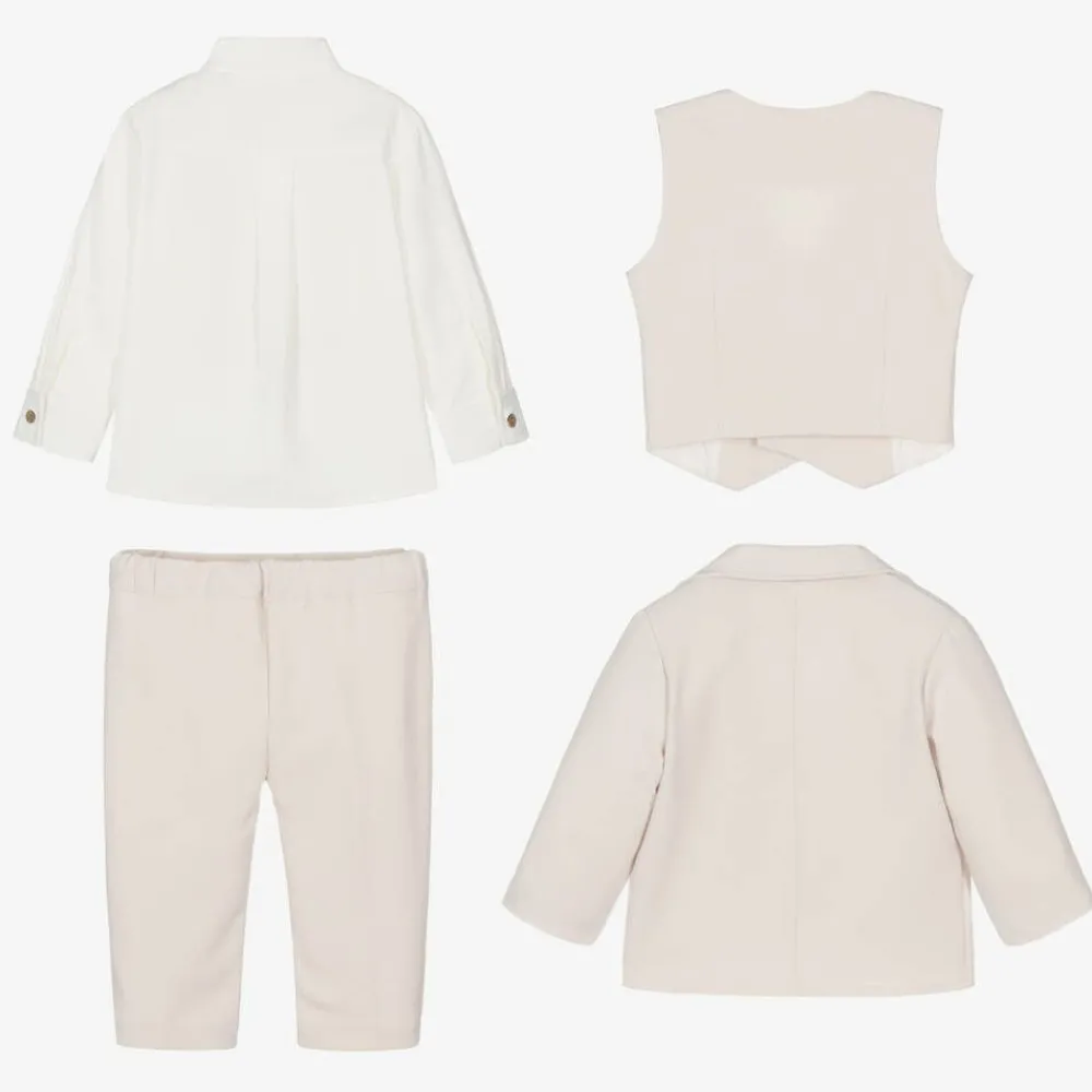 Andreeatex Suits|Suits*Boys Beige Jersey Suit