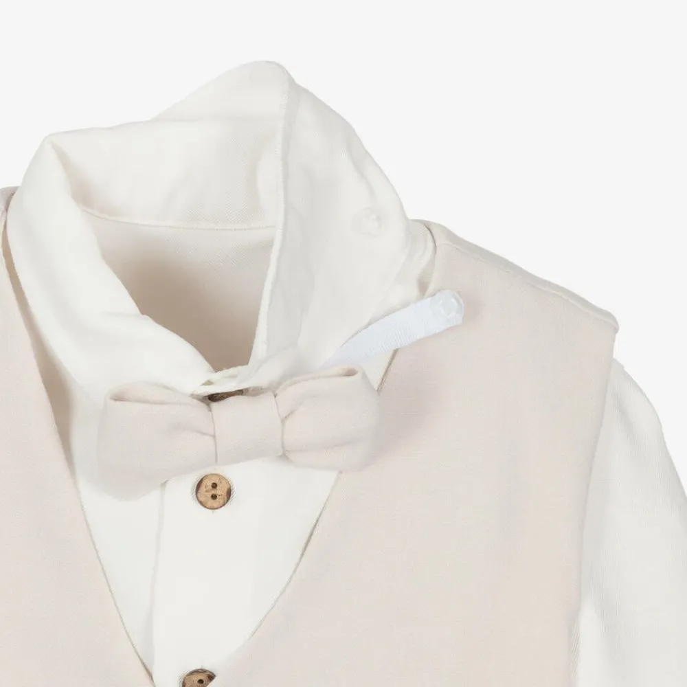 Andreeatex Suits|Suits*Boys Beige Jersey Suit