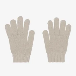 Mayoral Gloves & Mittens*Boys Beige Knitted Gloves