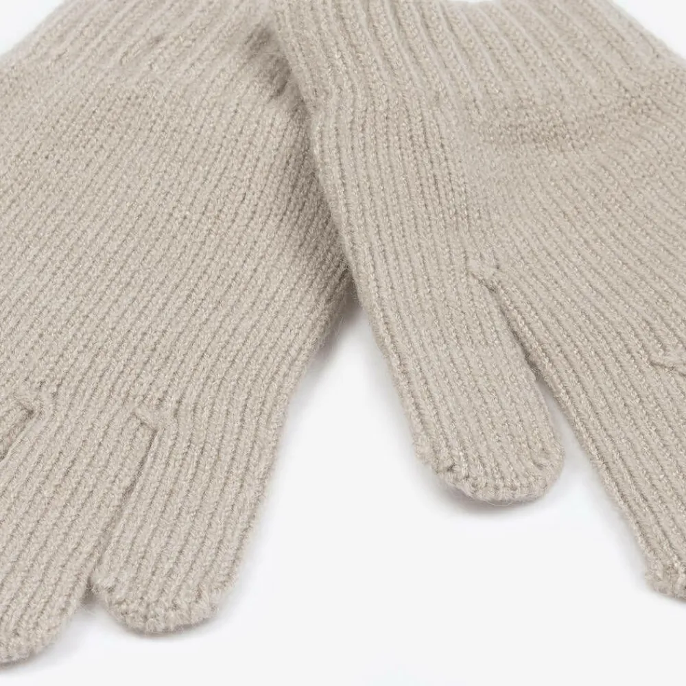 Mayoral Gloves & Mittens*Boys Beige Knitted Gloves