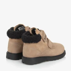 BOSS Boots|Boots*Boys Beige Leather Ankle Boots