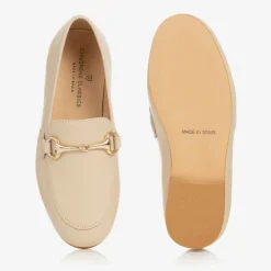 Childrens Classics Loafers & Moccasins|Loafers & Moccasins*Boys Beige Leather Loafers
