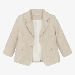 Paz Rodríguez Suits*Boys Beige Linen Suit