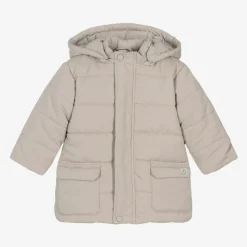 Tutto Piccolo Coats & Jackets*Boys Beige Puffer Coat