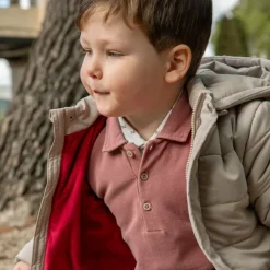 Tutto Piccolo Coats & Jackets*Boys Beige Puffer Coat