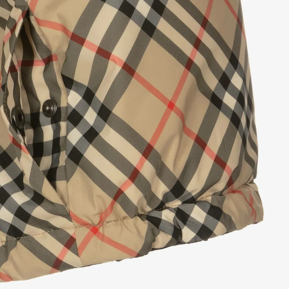 Burberry Coats & Jackets*Boys Beige Vintage Check Reversible Gilet ArchiveBeige