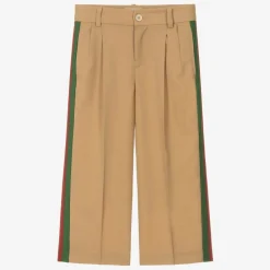 Gucci Trousers*Boys Beige Wool Trousers