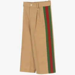 Gucci Trousers*Boys Beige Wool Trousers