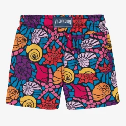 Vilebrequin Swimwear*Boys Black & Blue Seashell Swim Shorts