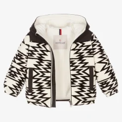 Moncler Enfant Coats & Jackets|Coats & Jackets*Boys Black & Ivory Down Jacket