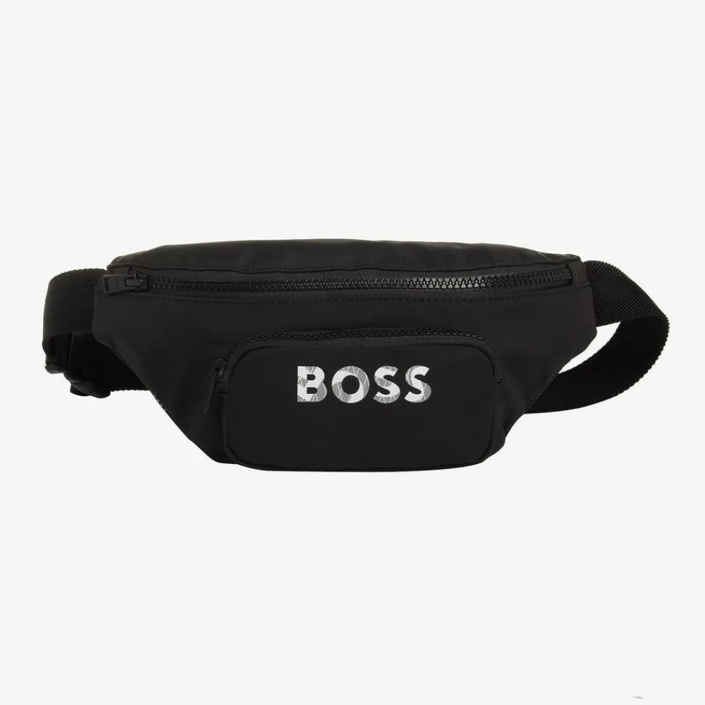 BOSS Bags*Boys Black Belt Bag (27cm)