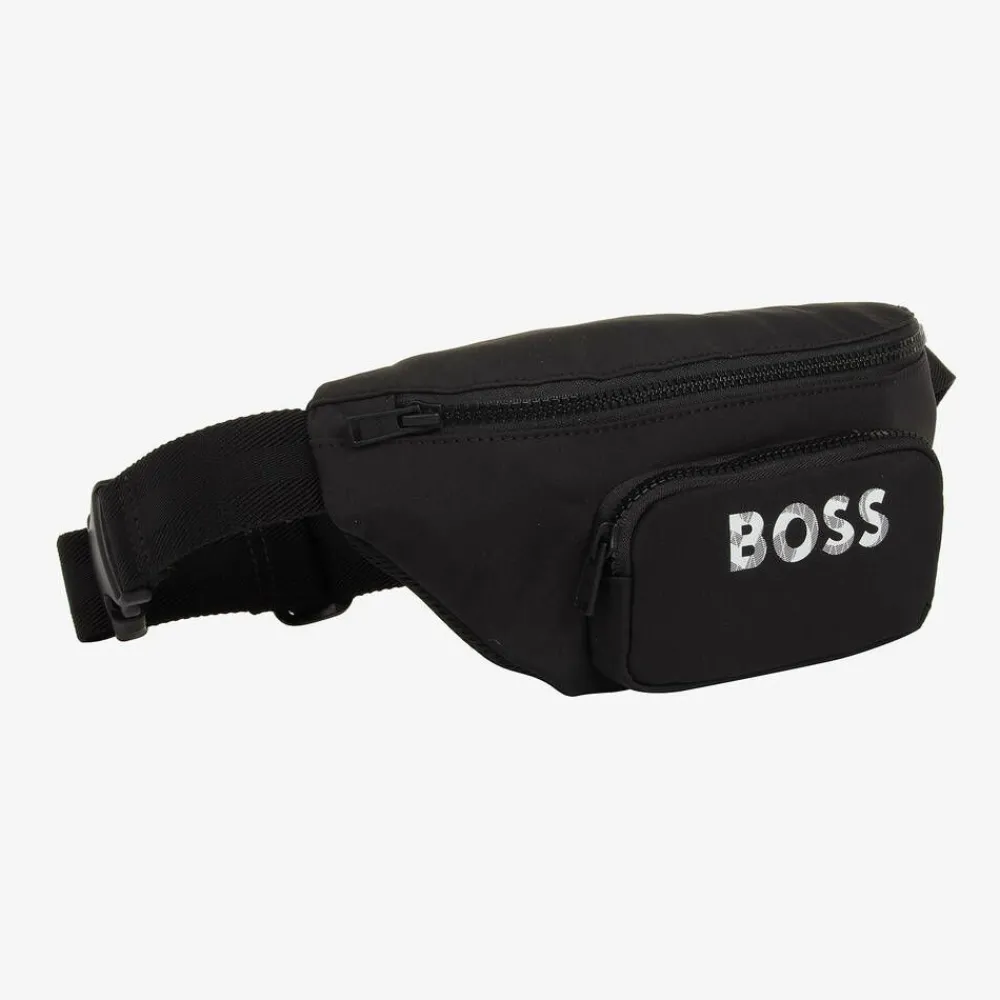 BOSS Bags*Boys Black Belt Bag (27cm)