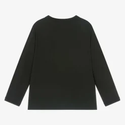 Stella McCartney Kids Tops*Boys Black Chicken Logo T-Shirt