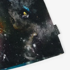 Molo Tops*Boys Black Cotton Galaxy T-Shirt