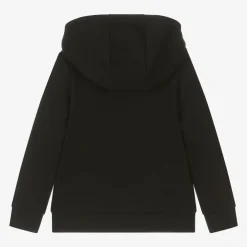 BOSS Tops*Boys Black Cotton Hoodie