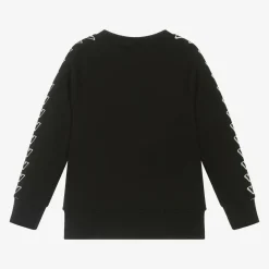 Emporio Armani Tops*Boys Black Cotton Sweatshirt