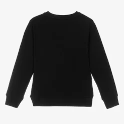 BOSS Tops*Boys Black Cotton Sweatshirt
