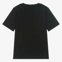 BOSS Tops*Boys Black Cotton T-Shirt
