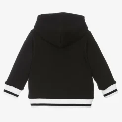Dolce amp; Gabbana Tops*Boys Black Cotton Zip-Up Hoodie